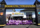 Santri Cilik Tebar Patriotisme di Kodim Temanggung