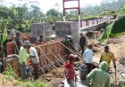 Gotong Royong TNI-Rakyat Percepat Jembatan Garuda Temanggung